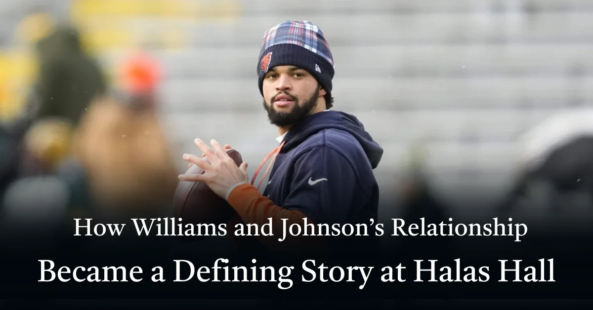How Williams and Johnson’s Relationship Became a Defining Story at Halas Hall